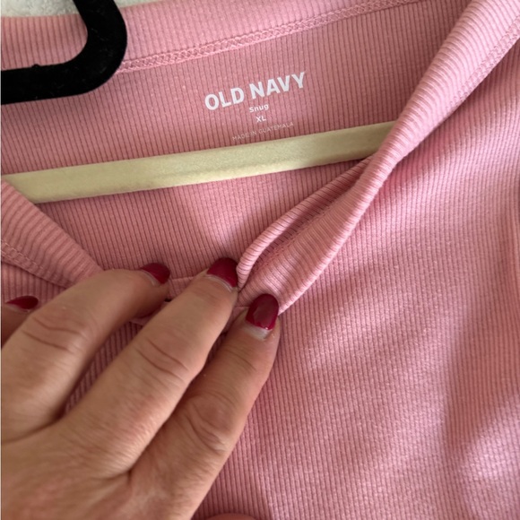 Old Navy Women's Tank Tops - Black, White, and Pink - Picture 2 of 5